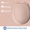 Bemis Classic Colors Slow Close Toilet Seat, Easy Clean Hinges