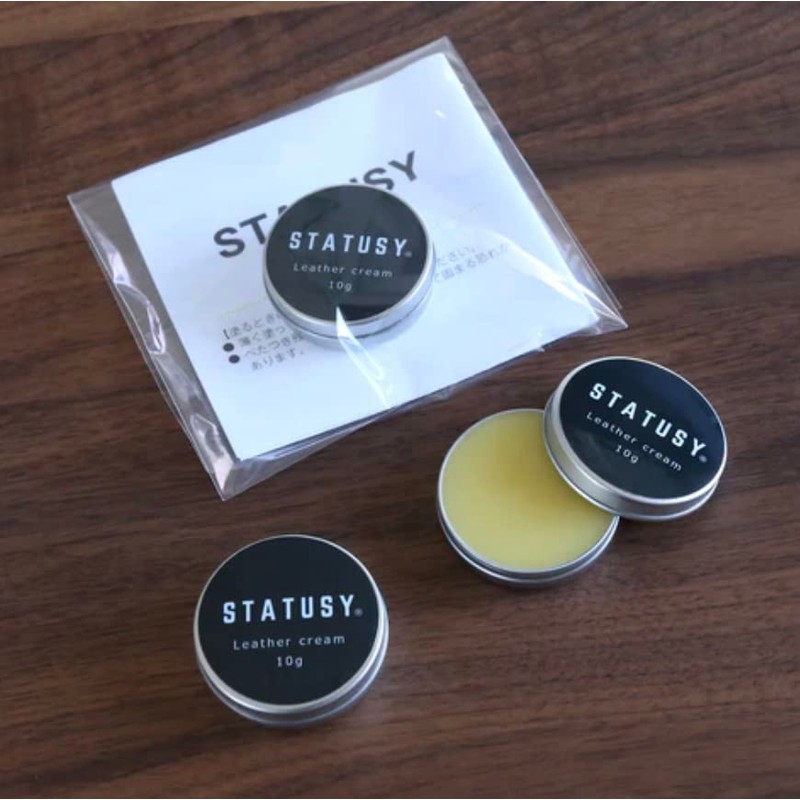 Statusy Original Leather Maintenance Cream, Beeswax Cream, yellow