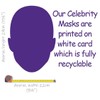Alton Mason (Goatee) Celebrity Mask, Flat Card Face, Fancy Dress