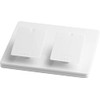 Lutron Caseta Smart Lighting Dual Pedestal for Pico Remotes, L-PED2-WH,
