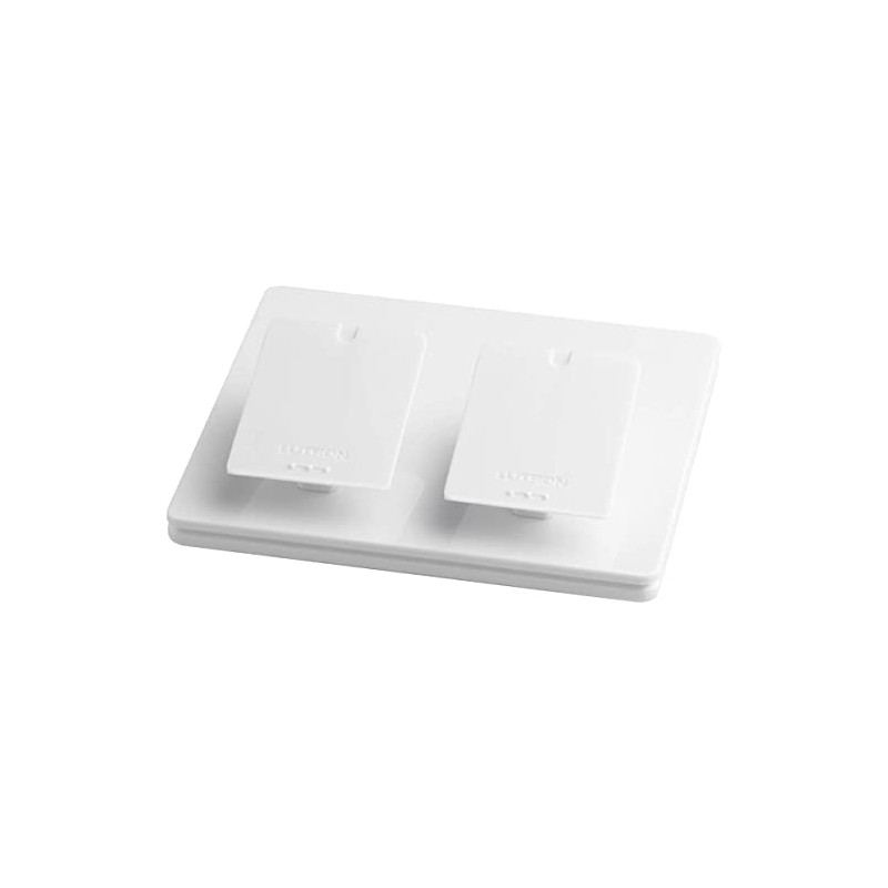 Lutron Caseta Smart Lighting Dual Pedestal for Pico Remotes, L-PED2-WH,