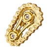 Golden Metal Chain Wheel Cube Chain Gears Linking Bicycle Chain
