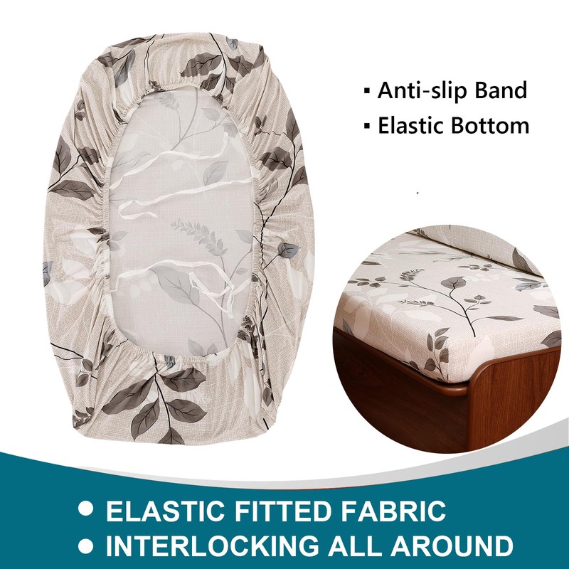 KRFOONN RV Dinette Cushion Covers Stretch Camper Cushions Cover Replacement