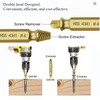 HSS Damaged Screw Extractor Set for Stripped & Broken Screws
