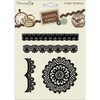 Trimcraft Curiosity Corner A5 Clear Stamps-Lace and Doily