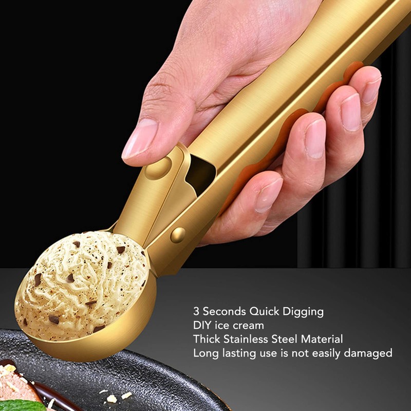 Ice Cream Scoop, Premium Ice Cream Scoop with Trigger Scooper