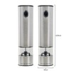 Cole & Mason H3004480 Battersea Salt and Pepper Mills, Electronic,