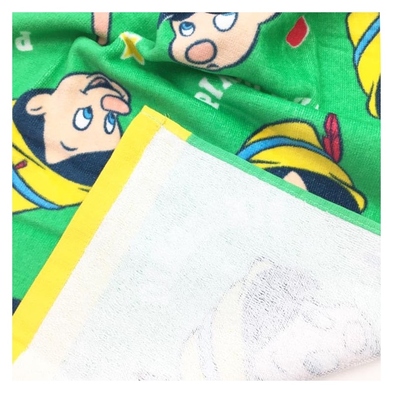 Hayashi Pinocchio Compact Bath Towel, Fearless 061045, Character Towel, Mini