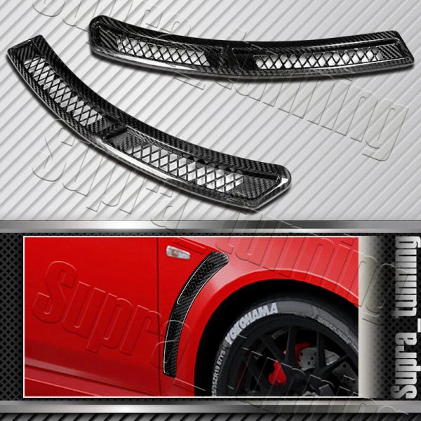 Supra_Tunning Carbon Fiber Front Fender Side Vent Wing For 2008-2015