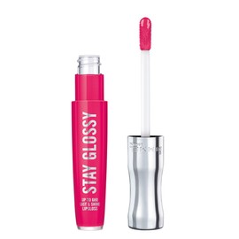 Rimmel Stay Glossy Lip Gloss - Non-Sticky and Lightweight Formula for Lip Color and Shine - 360 The Future is Pink, .18oz
