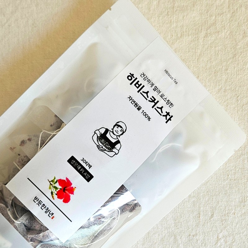 Hibiscus tea biodegradable tea bag efficacy tea Rooibos tea [single