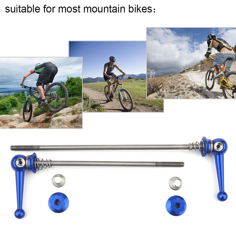 2pcs Ultralight Titanium Alloy Quick Release Skewer Bike Replacement Repair