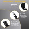 MICNAUX Wireless Lapel Microphone System with Headset & Lavalier Mics,