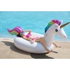 Jasonwell Giant Inflatable Unicorn Pool Float Floatie Ride On with
