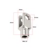 Briny River 8pcs M8x1.25 Right Hand Thread Clevis Fork End