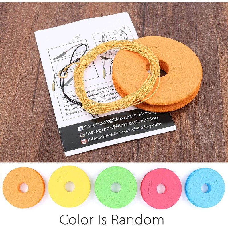 Maxcatch Tenkara Line Tapered Braided Furled Line with Hoop Keeper,