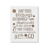 May Your Blessings Shamrock St Patricks Stencil - Reusable Stencils