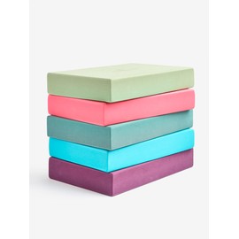 Yogamatters Yoga Block | EVA Foam | Lightweight, High Density and Non-Toxic | Block Brick | Soundproof Audio Speaker Stands (Teal)