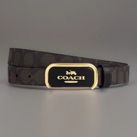 Coach NWT COACH Signature Buckle Cut To Size Reversible Morgan Belt 25 mm