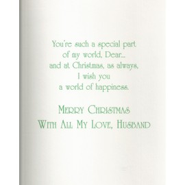 DEAR HUSBAND With All My Love, at Christmas (C1)