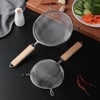 Household Sieve with Wooden Handle, Traditional, Diameter 16 cm
