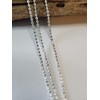 10.5 Inch 3-Strand Ball/Beaded Chain Sparkly Sterling Silver Anklet/Ankle Bracelet/Ankle