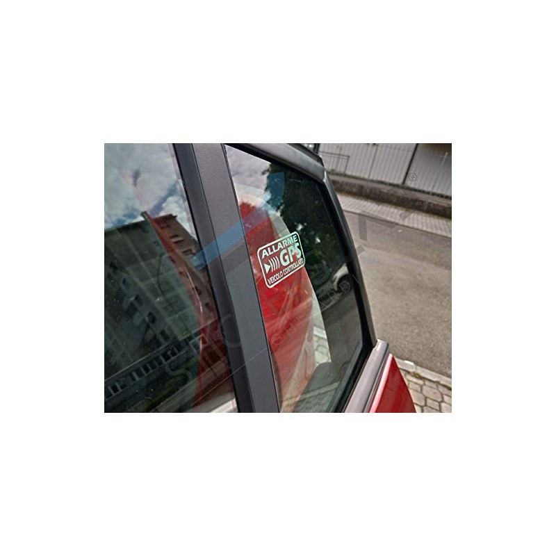 8 x GPS Satellite Alarm System Anti Theft Stickers for