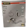 Defiant NEW Defiant Naples Satin Nickel Combo Pack with Single