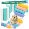 VILLFUL Safe Wooden Ladder Toys for Hamsters Nest Ladder Bridge