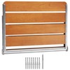 VEVOR Folding Teak Shower Seat, 20.9 x 16'' Unfolded, Wall