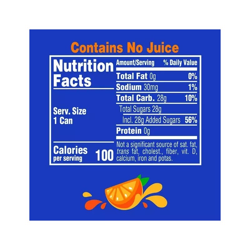 Fanta Orange Fruit Mini Soda, 7.5 fl oz, 10 Pack