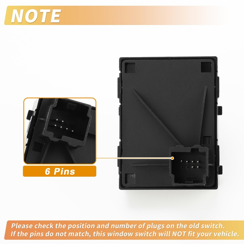 A ABSOPRO Front Side Power Window Switch Window Control Switch
