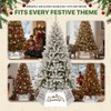 28" Christmas Tree Collar for Pencil Tree, Metal Tree Collar