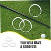 BESPORTBLE 4pcs Golf Hole Cup Training Tool for Improved Visibility