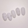 Chrome handmade nail tips - round short / 크롬수제네일팁 -