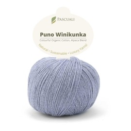 50 g Pascuali Puno, 70% Cotton (Organic), 30% Alpaca Wool, Colour: Lavender 54