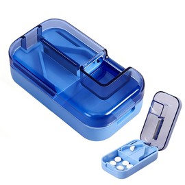 DACAIFH Pill Cutter, Small Pill Cutter, Divided Function, Portable Design, Adjustable Portion, Hygienic Washable, Pill Cutter, 2 Section/4 Division, Multifunctional Uses, Quantitative and Separate