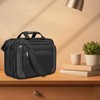 EMPSIGN Laptop Case Briefcase, 17.3 Inch Laptop Bag Expandable Messenger