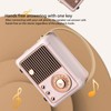 Portable Mini Outdoor Wireless Speaker with Powerful Subwoofer Effect, RetroSpeaker,Cute