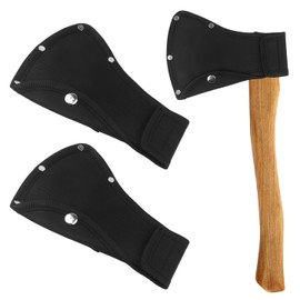 2 PCS Durable Hatchet Sheath, Heavy-Duty Oxford Cloth Hatchet Cover Axe Blade Cover with Belt Loop, Wear-Resistant Protective Cover for Camping Axe Safety and Storage