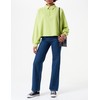 NA-KD Women's Buttoned Collar Sweater Polo Jumper, lime green