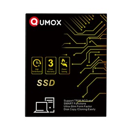 QUMOX 512GB PCIe NVMe M.2 Internal Solid State Drive SSD- Ultra-Fast Read Speed 2000MB/s, Write Speed 1500MB/s