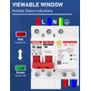 DIHOOL Ground Fault Circuit Breaker with Voltage Surge Arrester Protection,