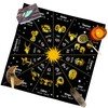 Tarot Table Cloth | 19.68x19.68in Square Velvet Tarot Tablecloth |