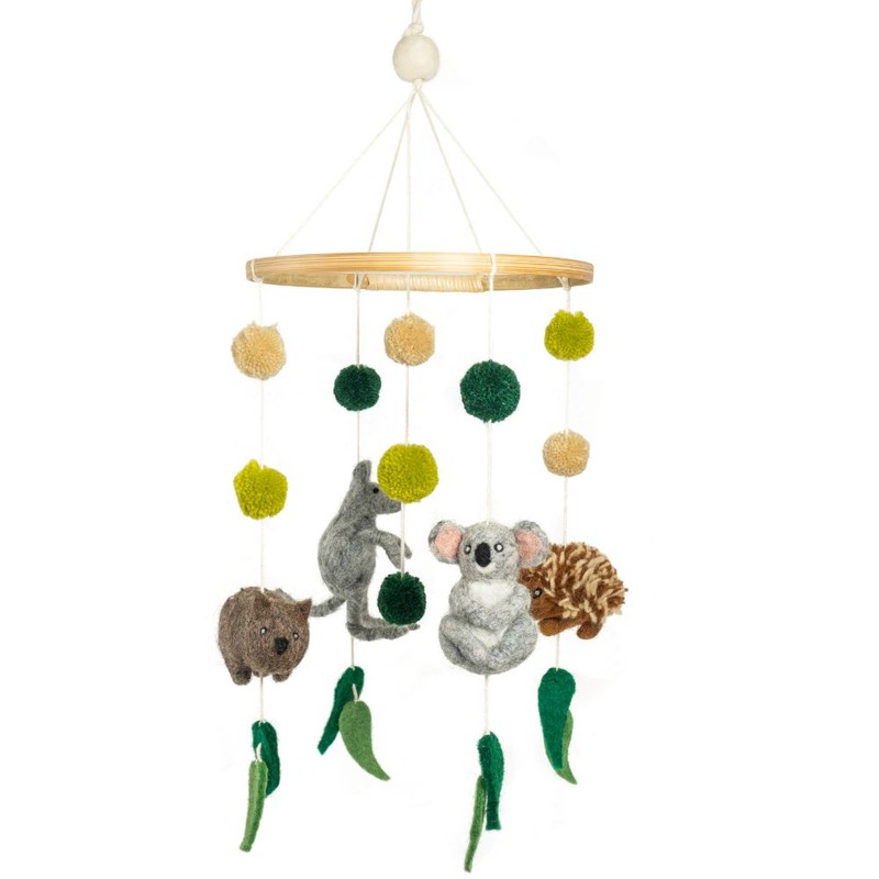 Biome Range Felt Hanging Mobile - Australian Animals
