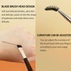 Ksvsonrvi 2PCS Eyebrow Brush, Professional Double-Ended Angled Eye Brow Brush