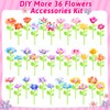 Osllate Upgraded Flower Bouquet Accessories Set for Making 36 Flowers,