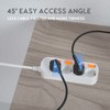 EVOELEC Sinzeln 4-Way Socket, Switchable Power Strip with Overcurrent Protection,