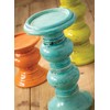 Sullivans 5", 10", and 12" Multicolor Ceramic Pillar Candle Holder