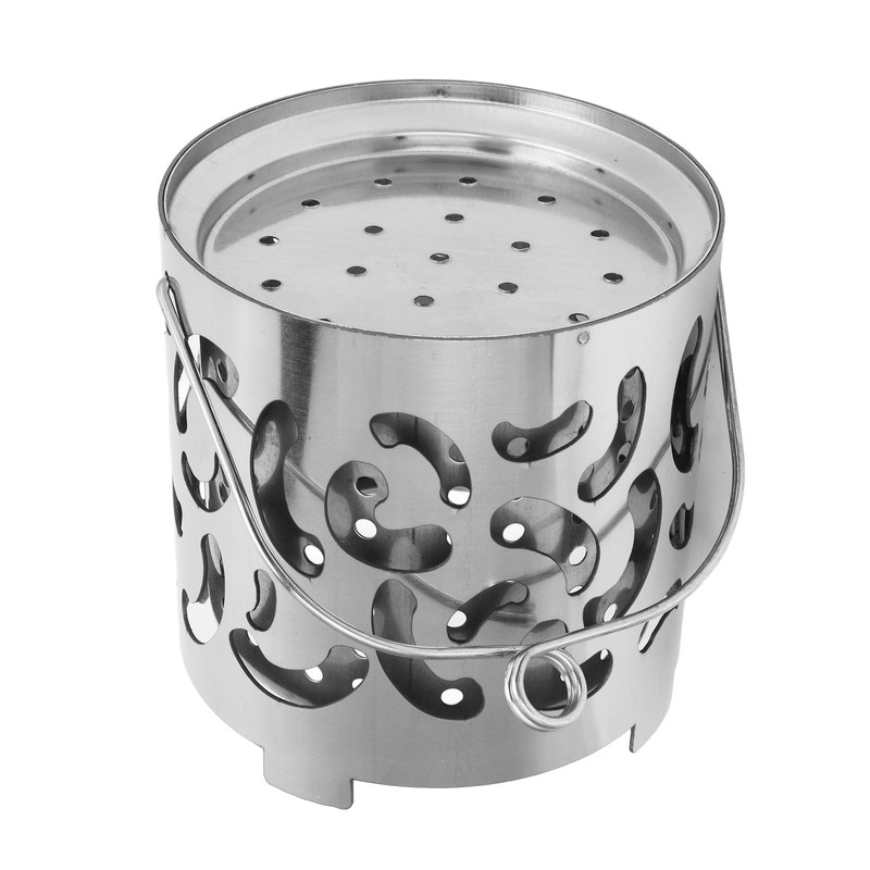 Camping Heater Stove Outdoor Camping Tent Multifunctional Stainless Steel Mini